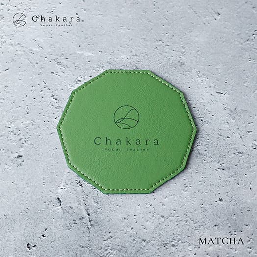 chakara コースター jikkaku 撥水 ヴィーガンレザー