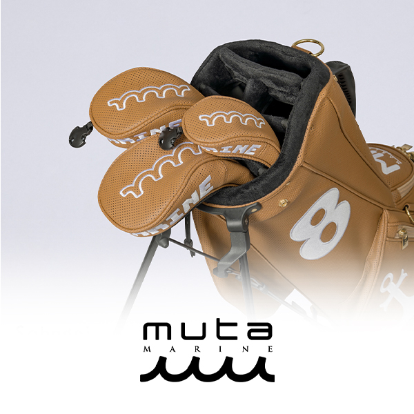 muta marine 25SS golf ゴルフ キャディバッグ ヘッドカバー