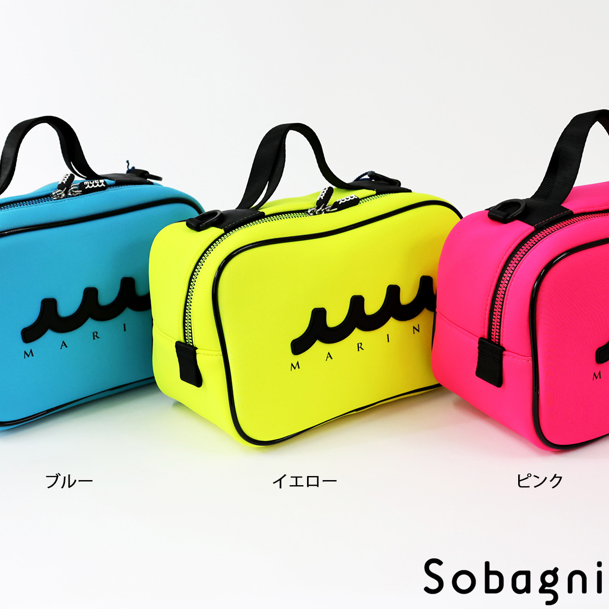 【完売】 Sobagni muta CONTINUA mutaスクエアバッグ ムータ パンチング エシカルレザー ポーチバッグ 国産エシカルレザー  軽量 ネオプレーン ウエットスーツ素材 メンズ レディース 高耐久 防水 撥水 収納 大容量 スクエア 肩掛け ショルダー アウトドア スポーツ