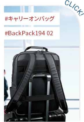 キャリーオンバッグ backpack 194 02